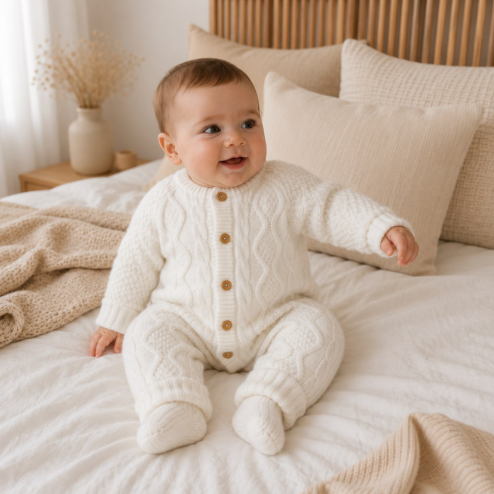 Combinaison bébé Noa en maille
