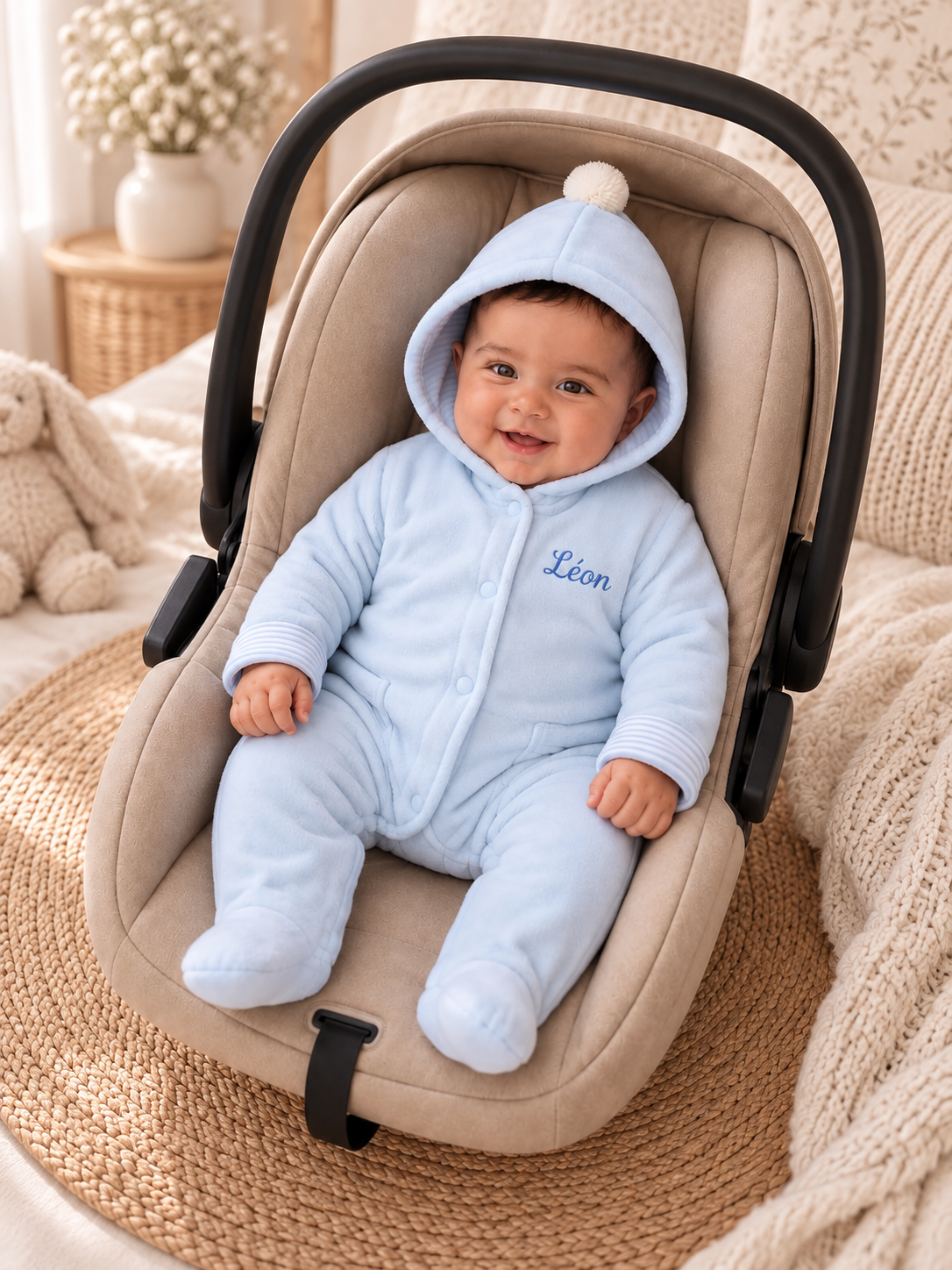 Combinaison pilote bébé Leon, bleu