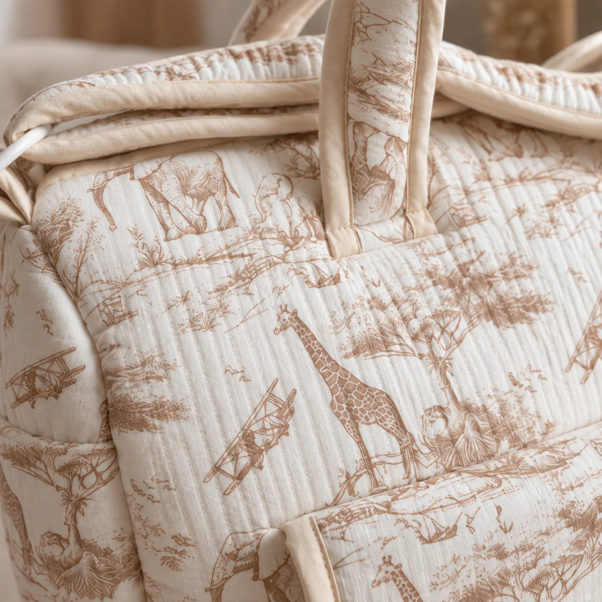 Sac à langer - Safari, coloris beige