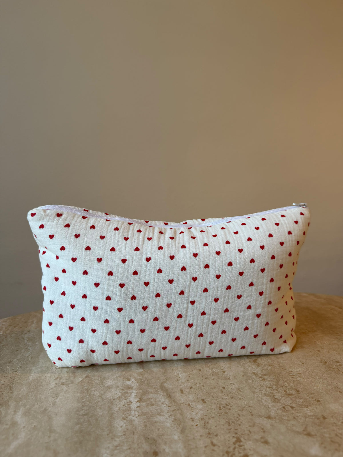 Trousse de toilette Petit Cœur vue de face