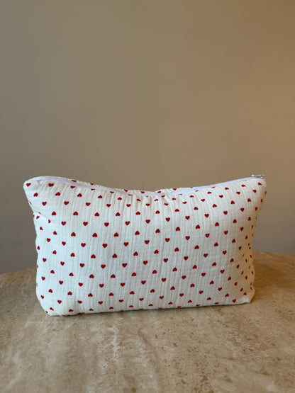 Trousse de toilette Petit Cœur vue de face