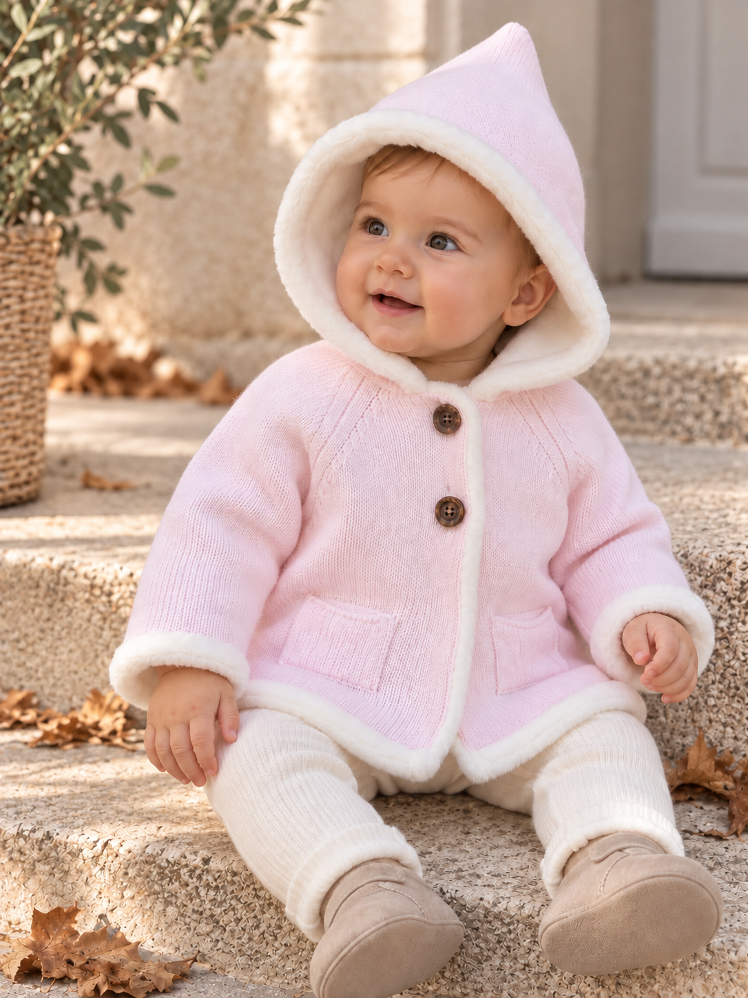 Manteau Ava, coloris rose