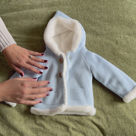 Vidéo Manteau Ava bleu