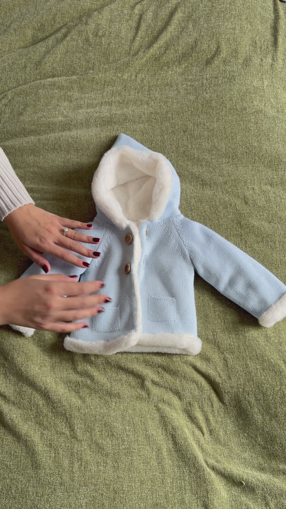 Vidéo Manteau Ava bleu