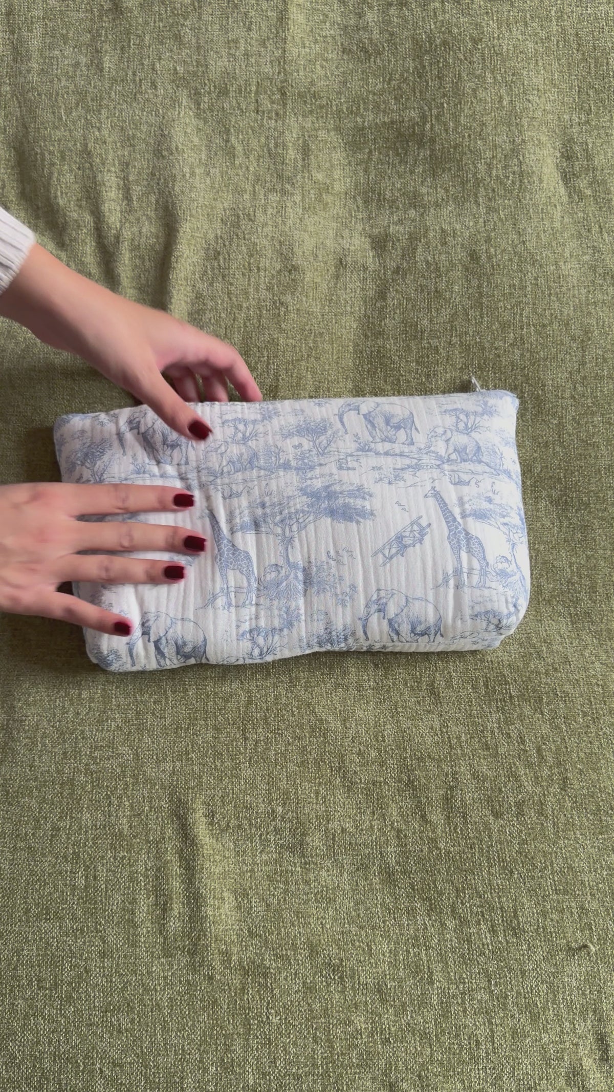 Vidéo Trousse de toilette Safari bleu