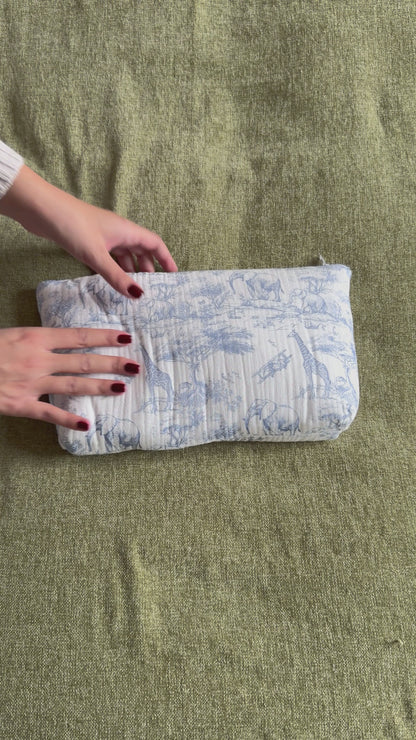 Vidéo Trousse de toilette Safari bleu