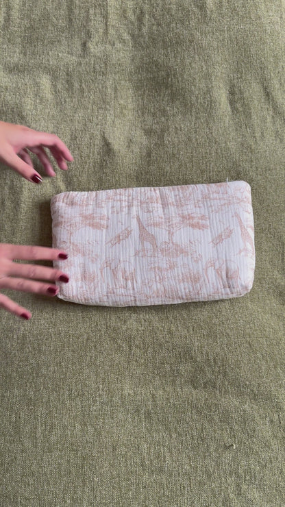 Vidéo Trousse de toilette Safari beige