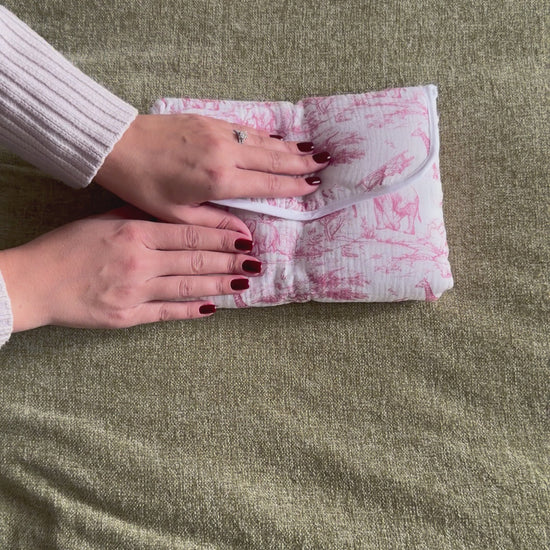 Vidéo Tapis à langer nomade Safari rose