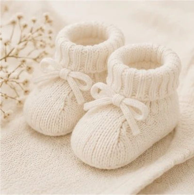Chaussons tricotés en coton